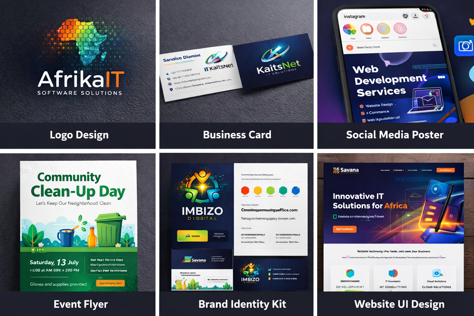 Business card mockups